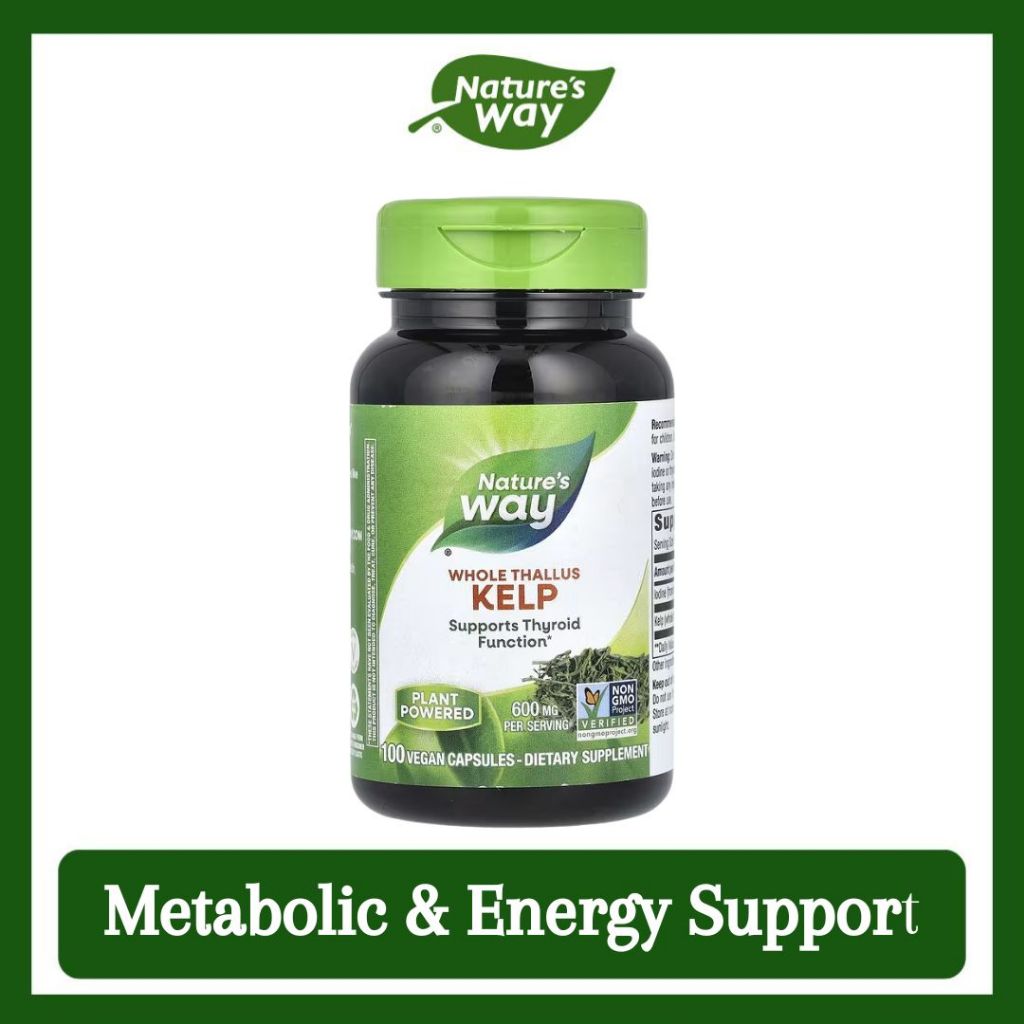 Nature's Way, Kelp, Whole Thallus ( Thyroid Support, Metabolic & Energy Support )
