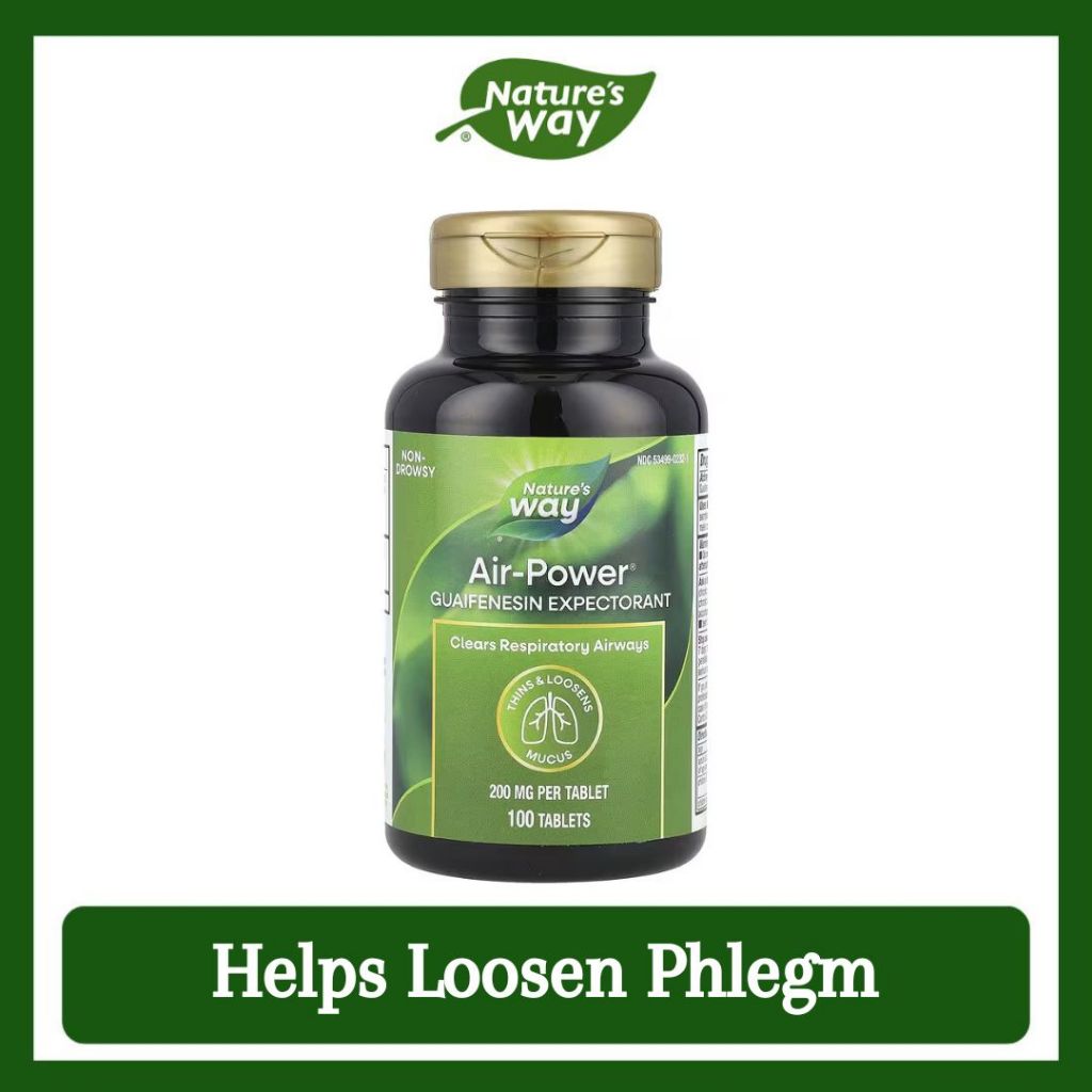 Nature's Way, Air-Power®, Guaifenesin Expectorant ( Helps Loosen Phlegm )
