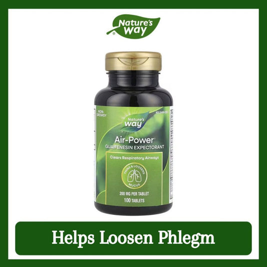 Nature's Way, Air-Power®, Guaifenesin Expectorant ( Helps Loosen Phlegm )