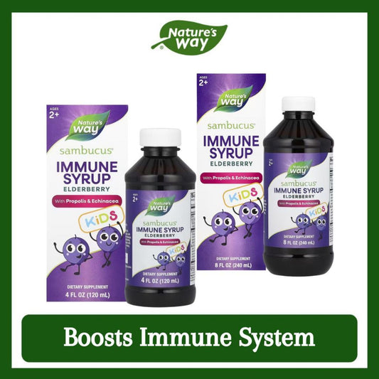 Nature's Way, Sambucus® Kids, Immune Syrup Elderberry ( Boosts Immune System )