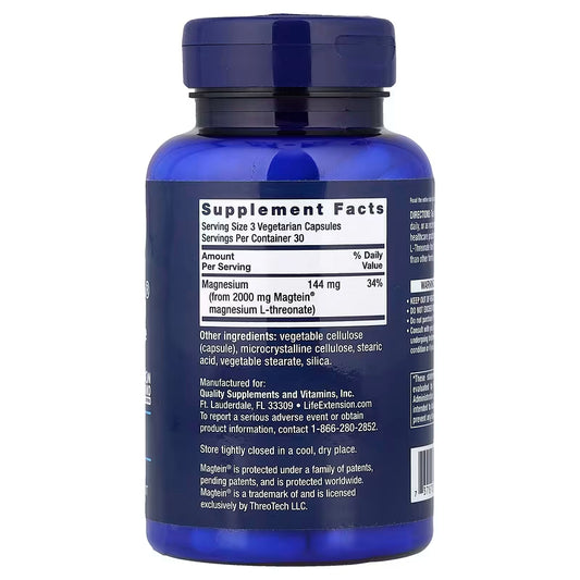 Life Extension, Neuro-Mag®, Magnesium L-Threonate ( Supports Memory and Cognitive Function )