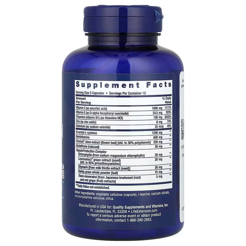 Life Extension, Anti-Alcohol Complex ( Supports Energy Metabolism and Nervous System Health )