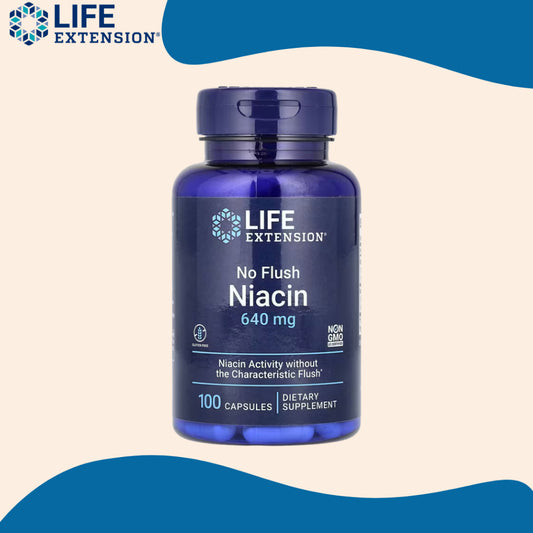 Life Extension, No Flush Niacin ( Helps Maintain Cardiovascular, Neurological & Overall Health )