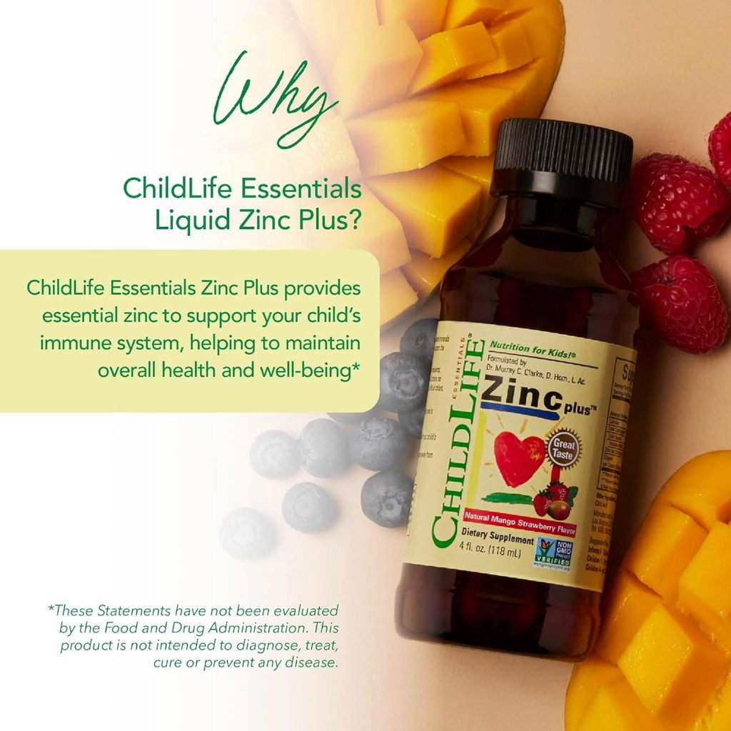 LittleSunshine | ChildLife Essentials, Liquid Iron, Berry, Zinc Plus™, Natural Mango Strawberry