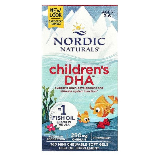NaturalSolutions | Nordic Naturals, Children's DHA  Ages 3+ Vegan Softgels, Gummies, Brain Health