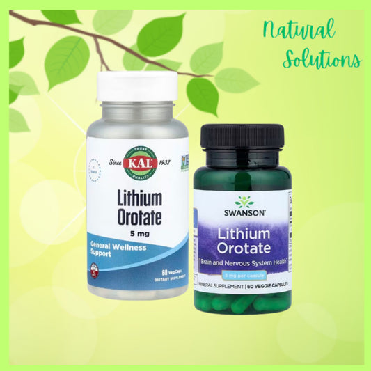 NaturalSolutions | Swanson, KAL, Lithium Orotate, 5 mg, Brain and Nervous System Health