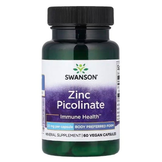 LowCostPH | Swanson, Zinc Picolinate, 22 mg, 50 mg, 15 mg, Immune Health