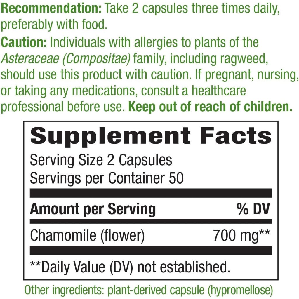 Nature's Way, Chamomile Flower ( Digestive Support & Sleep Aid )