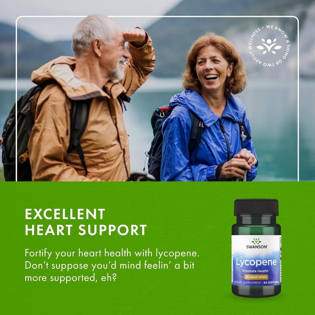 Healthily You | Swanson, Lycopene, 20 mg, 60 Softgels, 10 mg, 120 Softgels, Prostate Health