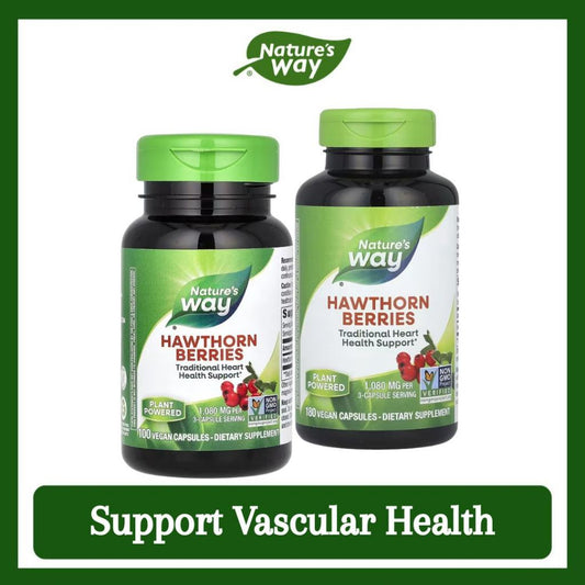 Nature's Way, Hawthorn Berries ( Help Protect Heart Tissue and Support Vascular Health )