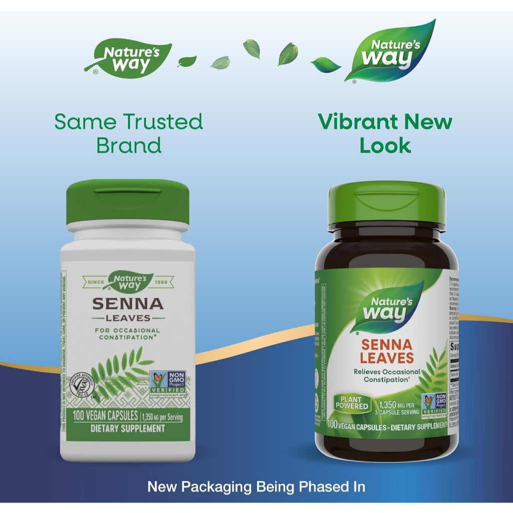 Nature's Way, Senna Leaves ( Supports Colon Cleansing & Relieves Occasional Constipation )