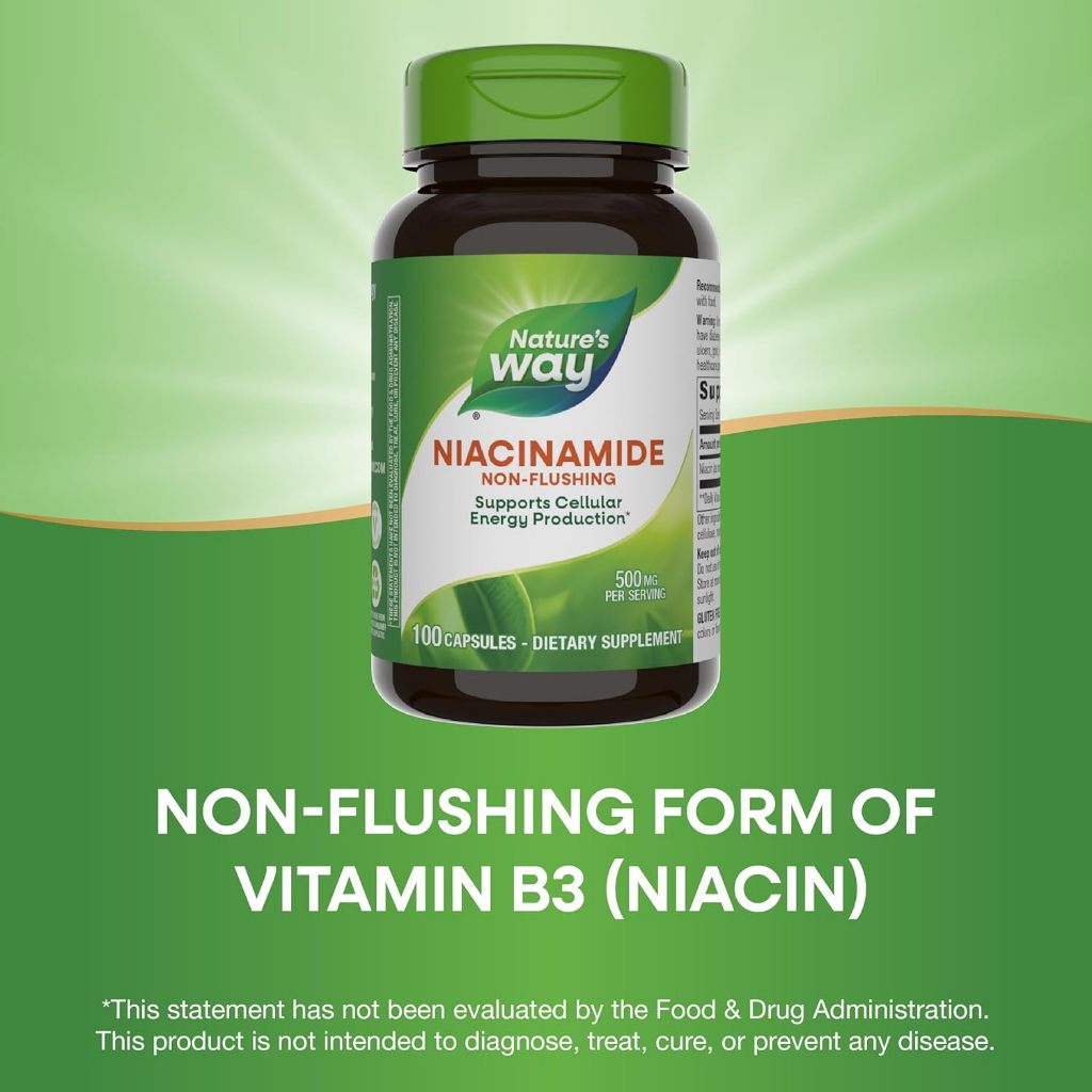Nature's Way, Niacinamide ( Boosts Cellular Energy & Supports Skin Health )