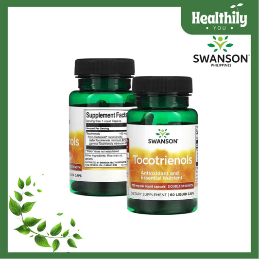 Healthily You | Swanson, Tocotrienols, 100 mg, 60 Liquid Caps Antioxidant and Essential Nutrient