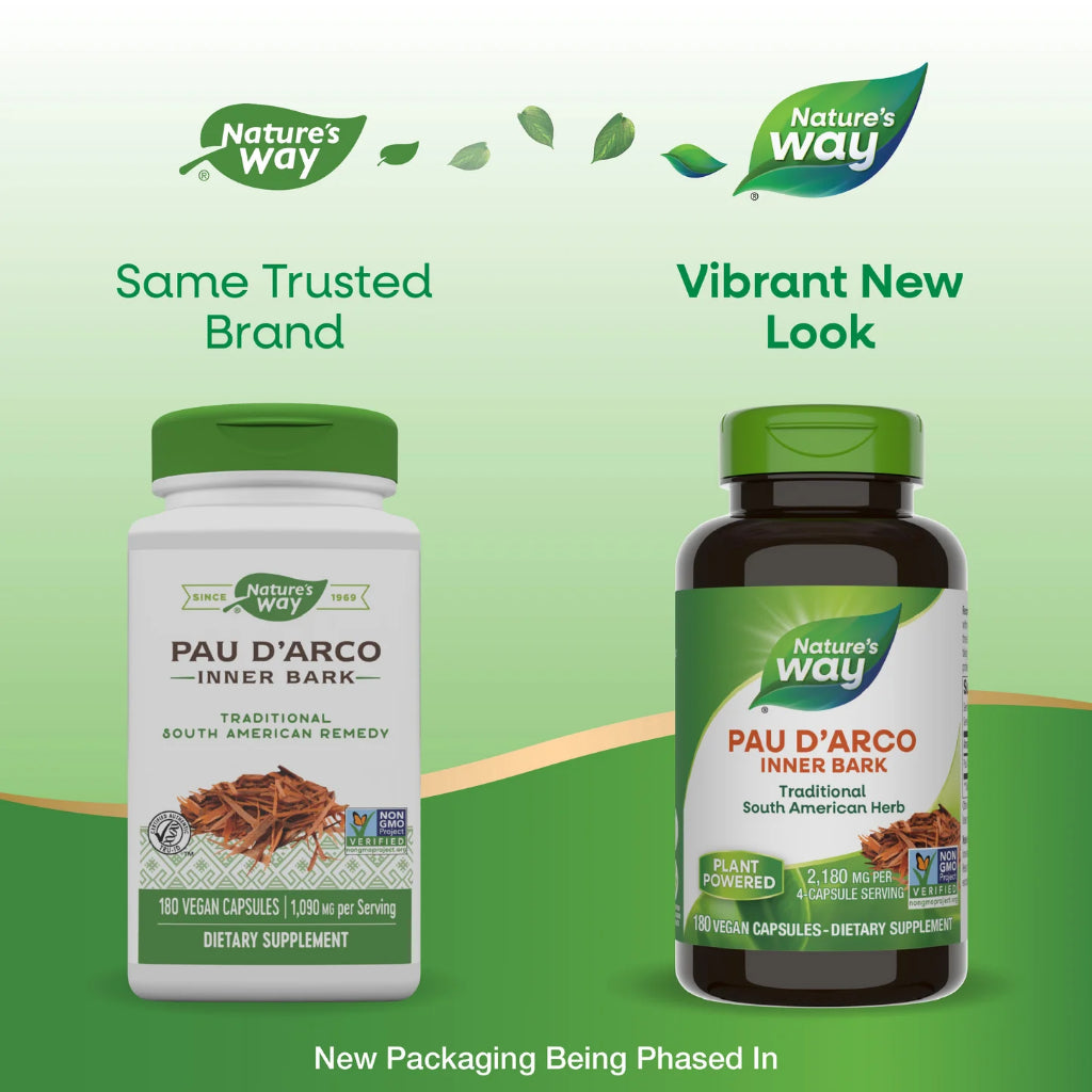 Nature's Way, Pau d'Arco Inner Bark ( Natural Anti-Inflammatory & Antioxidant Effects )
