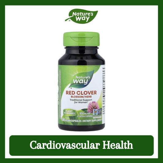 Nature's Way, Red Clover Blossom/Herb ( Cardiovascular Health, Bone Health & Cholesterol Balance )