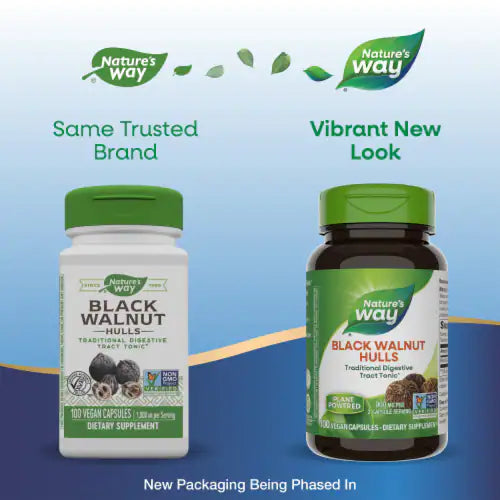 Nature's Way, Black Walnut Hulls ( Helps Soothe Digestive Tract & Supports Natural Detox Process )
