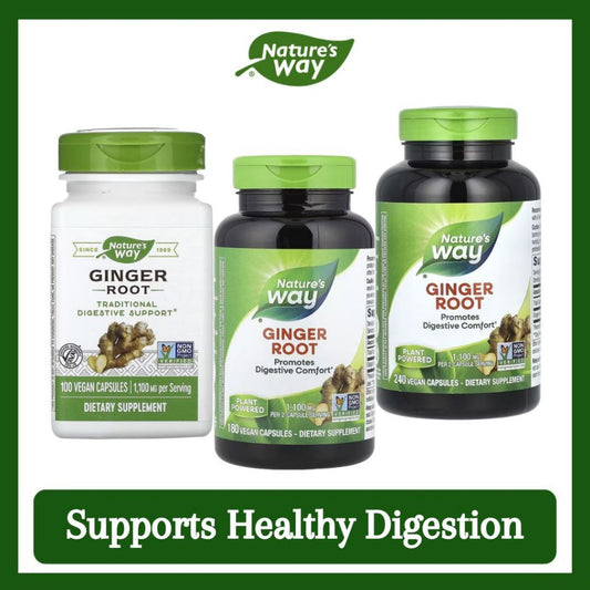 Nature's Way, Ginger Root ( Supports Healthy Digestion, Eases Indigestion & Mild Heartburn )