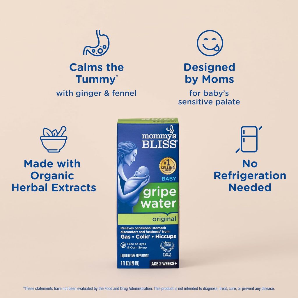 LittleSunshine | Mommy's Bliss, Original Gripe Water,  Night Time, Paci Gel, Relieves Stomach Pain