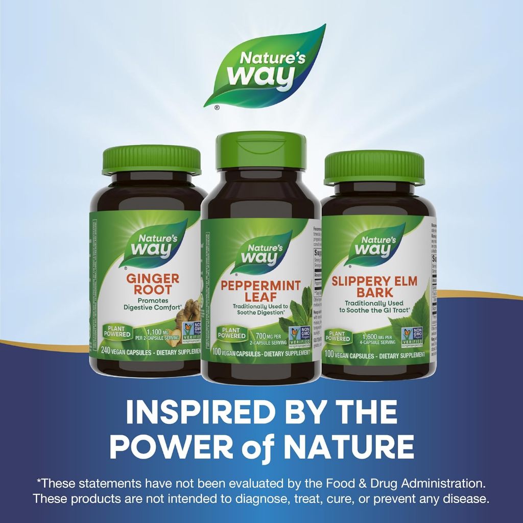 Nature's Way, Peppermint Leaf ( Traditionally Used To Soothe Digestion )