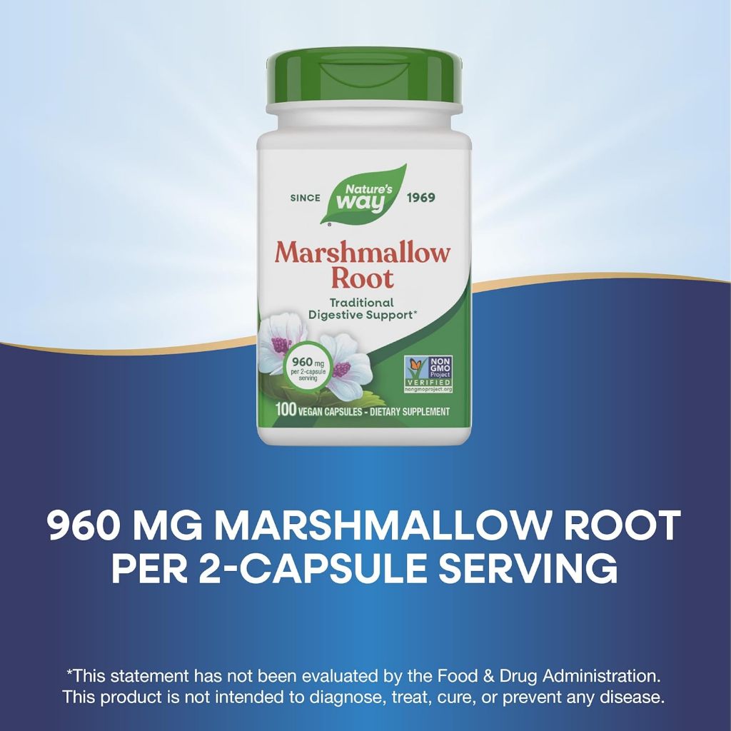Nature's Way, Marshmallow Root ( Traditionally Used to Soothe Digestive Discomfort )
