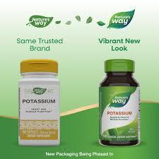 Nature's Way, Potassium ( Heart, Muscle Function & Nerve Transmission )
