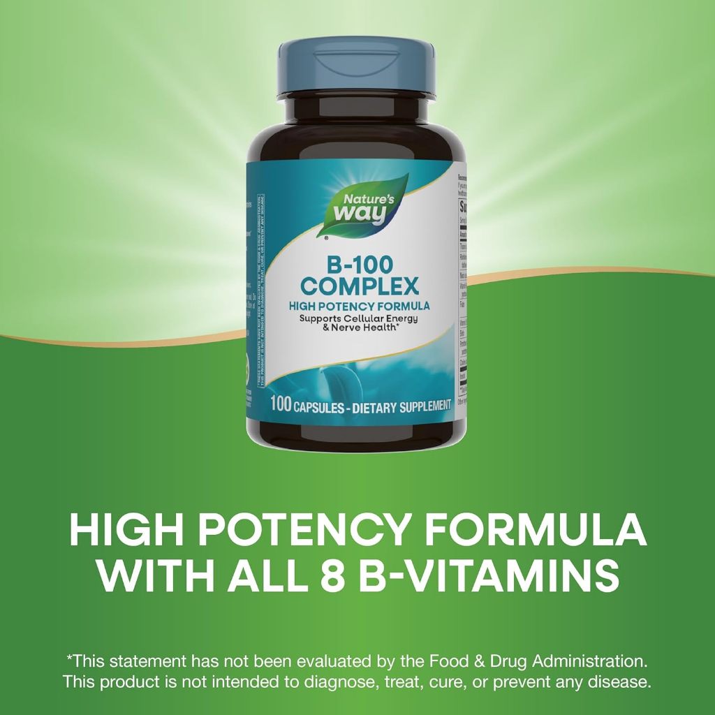 Nature's Way, B-100 Complex ( Cellular Energy Production & Nerve Health )