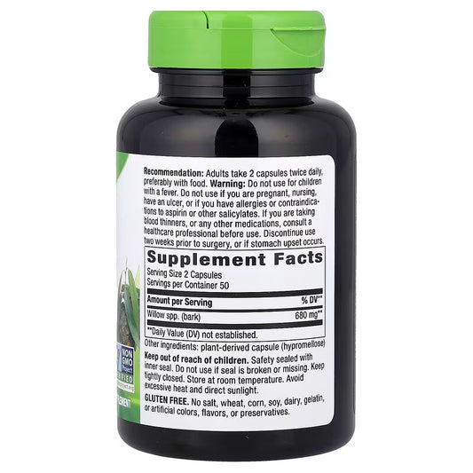 Nature's Way, Willow Bark ( Joint Comfort & Anti-Inflammatory Support )