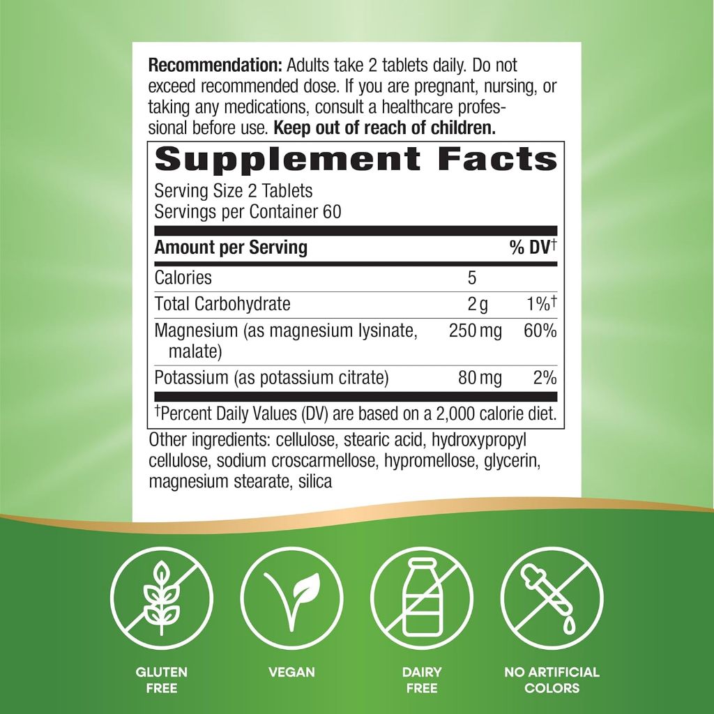 Nature's Way, Krebs Magnesium Potassium Complex ( Supports Energy Production at the Cellular Level )