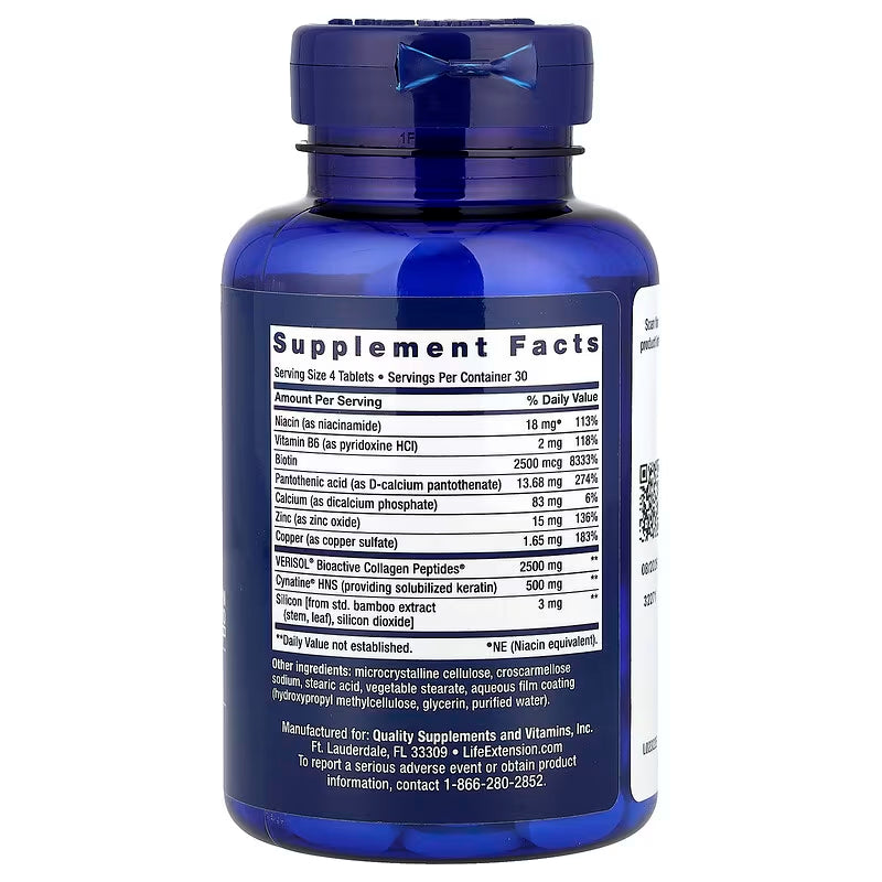 Life Extension, Hair, Skin & Nails, Collagen Plus Formula ( Encourages Healthy Hair, Skin & Nails )