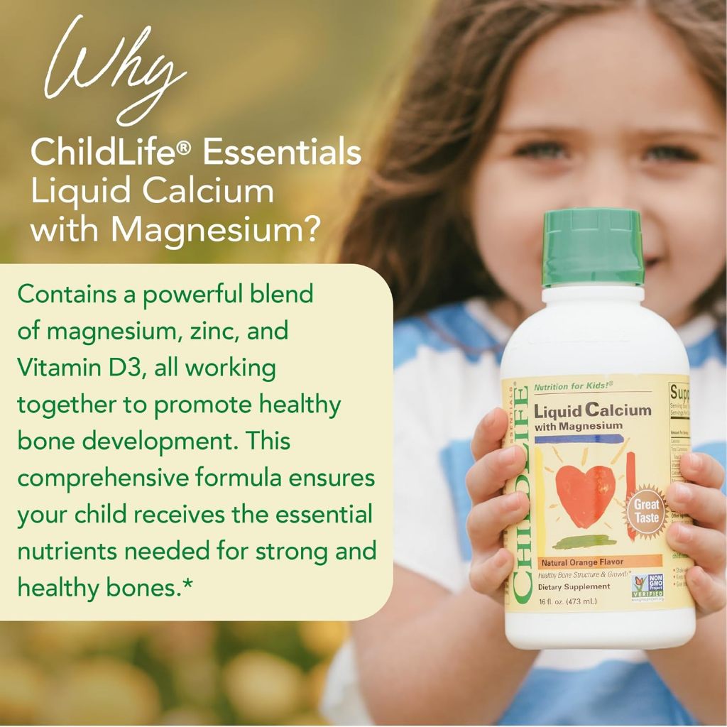 LittleSunshine | ChildLife Essentials, Essentials, Liquid Calcium w/ Magnesium Healthy Bone & Immune