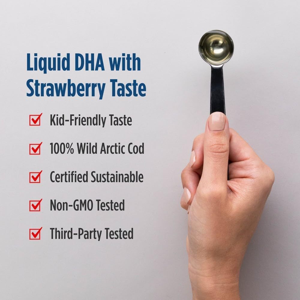 NaturalSolutions | Nordic Naturals, Children's DHA™, Ages 1+, Strawberry, Development of the Brain