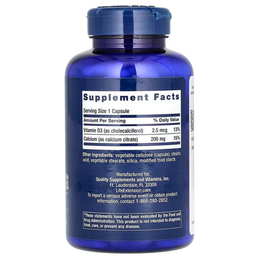 LowCostPH | Life Extension, Calcium Citrate with Vitamin D ( Supports Bone Density and Strength )