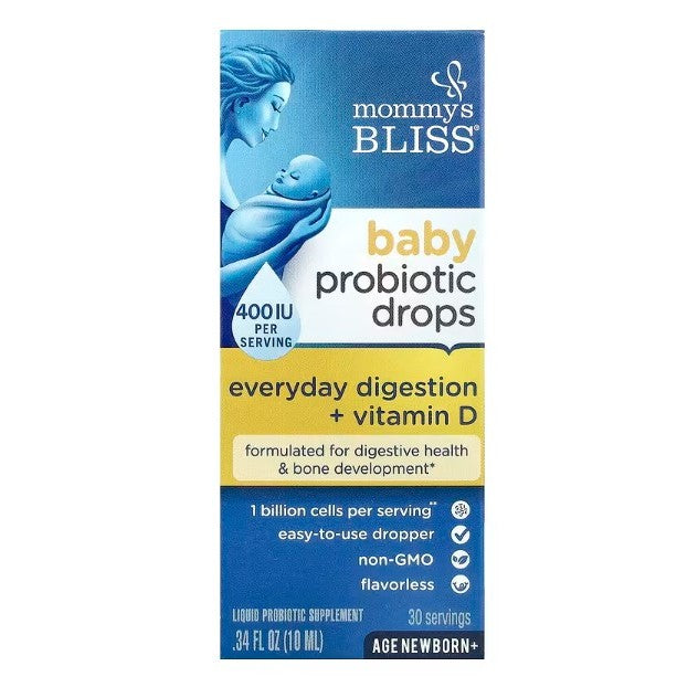 LittleSunshine | Mommy's Bliss, Baby Constipation Ease + Probiotics, Baby Probiotic Drops, Digestive