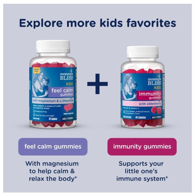 LittleSunshine | Mommy's Bliss, Kids Sleep Chewable, Melatonin + Immune Support, Age 3 Years+, Mixed