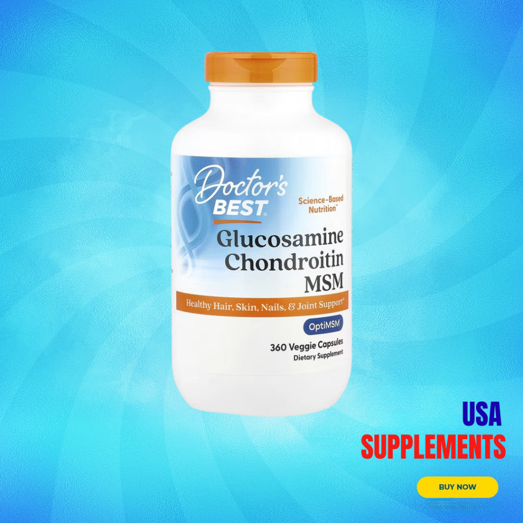 USA Supplements | Doctor's Best, Glucosamine Chondroitin MSM ( Joint Comfort & Mobility )