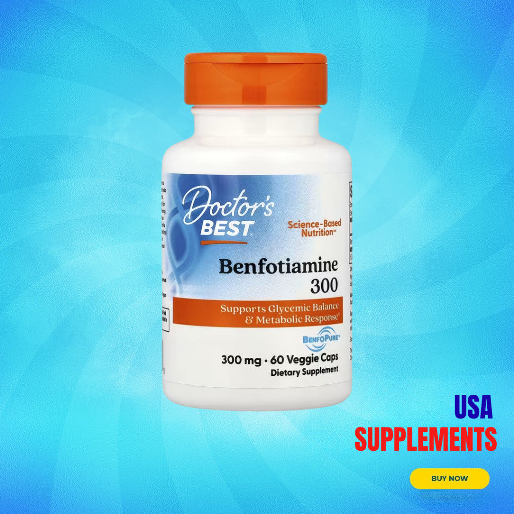 USA Supplements | Doctor's Best, Benfotiamine ( Nerve Health Support )