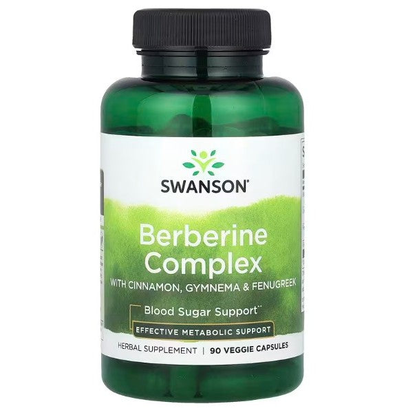 HealthilyYou | Swanson, Berberine Complex, 90 Veggie Capsules, Blood Sugar Support