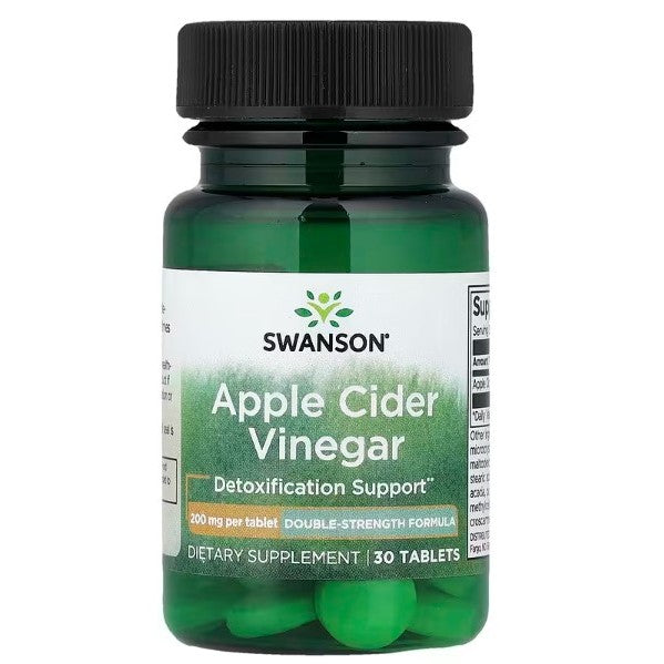 HealthilyYou | Swanson, Apple Cider Vinegar, 200 mg, Tablets Detoxification Support