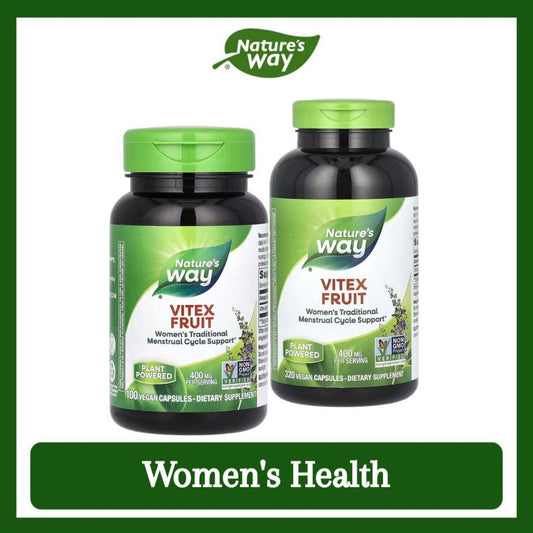 Nature's Way, Vitex Fruit ( Support Menstrual Regularity and Reduce Menstrual Discomfort )