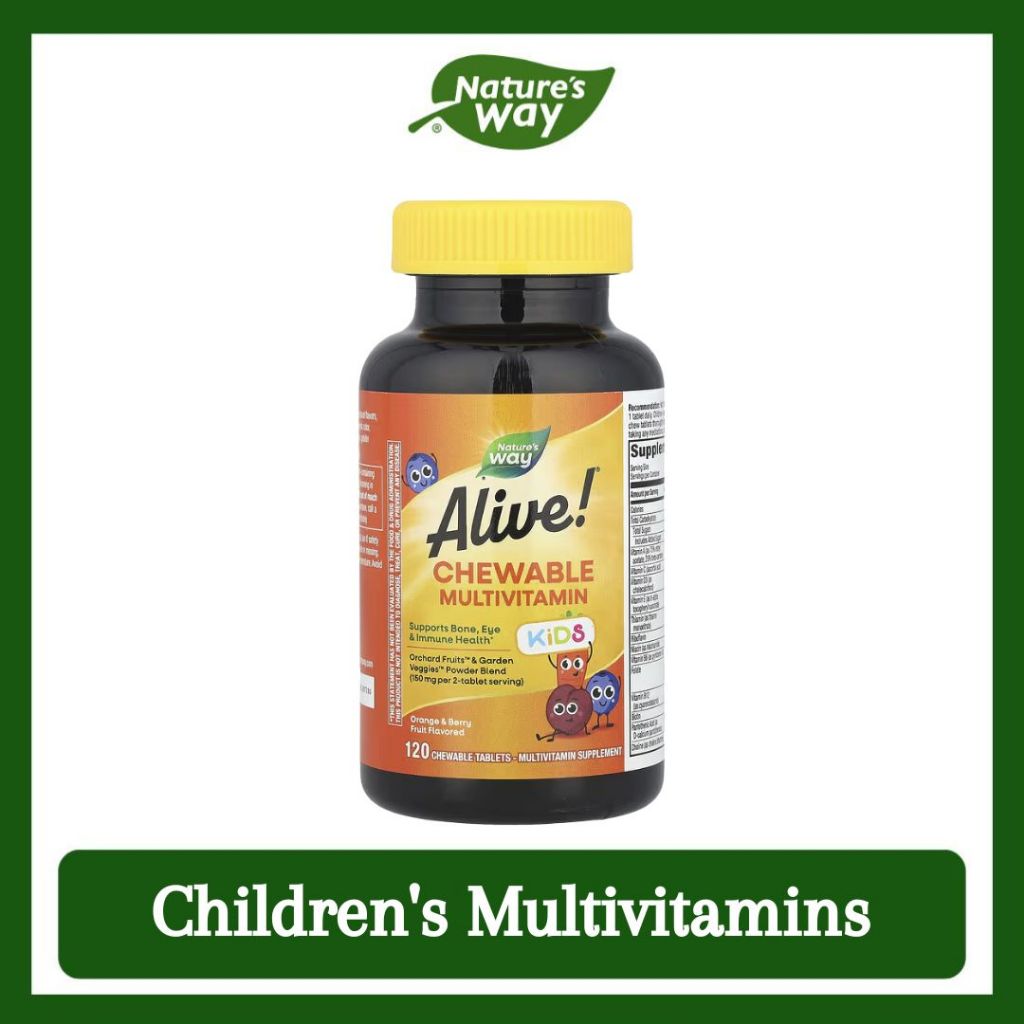 Nature's Way, Alive! Kids, Gummy Multivitamin ( Supports Growth, Immunity, Vision, and Bone Health )