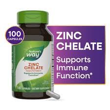 Nature's Way, Zinc Chelate ( Immune System Support, Antioxidant & Cellular Protection )