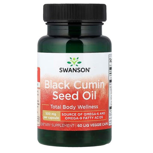 Healthily You | Swanson, Black Cumin Seed Oil, 60 Liq Veggie Caps Promotes Total Body Wellness