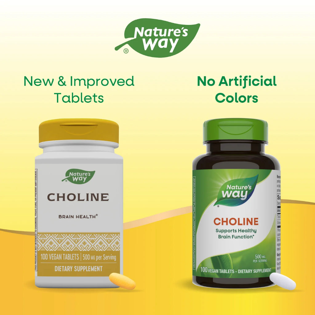 Nature's Way, Choline ( Enhances Liver, Supports Brain & Cognitive Function )