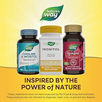 Nature's Way, Choline & Inositol ( Supports Brain Health & Enhances Cellular Function )