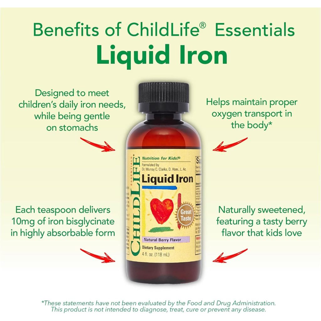 LittleSunshine | ChildLife Essentials, Liquid Iron, Berry, Zinc Plus™, Natural Mango Strawberry