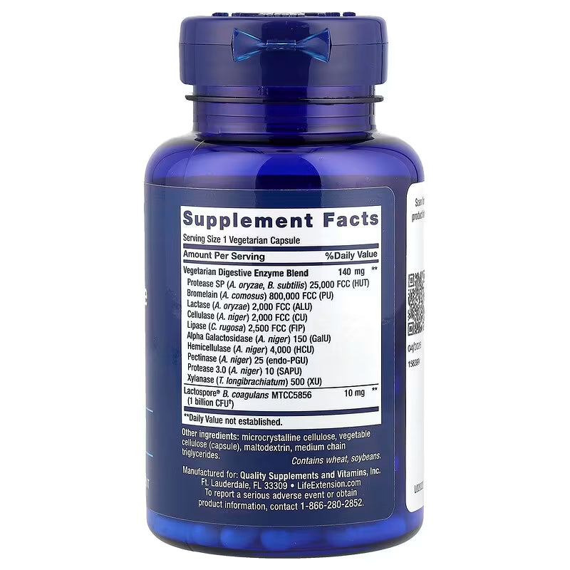 Life Extension, Enhanced Super Digestive Enzymes and Probiotics ( Digestive Health Support )