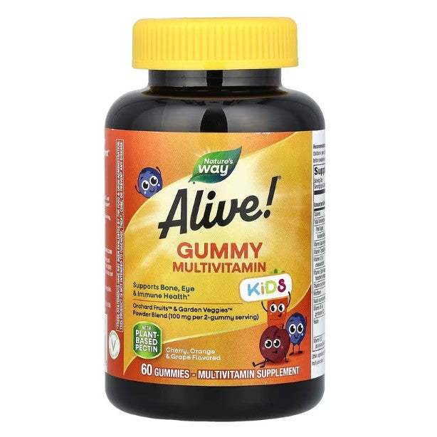 LittleSunshine | Nature's Way, Alive! Kids, Chewable Multivitamin, Supports Bone Eye & Immune Health