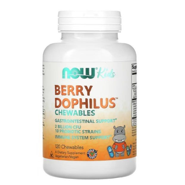 LowCostPH | NOW Foods, Berry Dophilus, Kids, 2 Billion CFU, Gastrointestinal Support