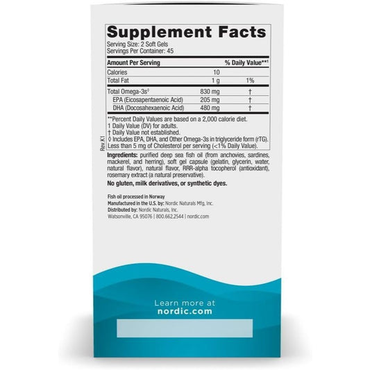 USA Supplements | Nordic Naturals, DHA, Strawberry, 90 Soft Gels ( Brain Health Support )