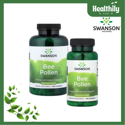 HealthilyYou | Swanson, Bee Pollen, 400 mg, Capsules Energy and Immune Support
